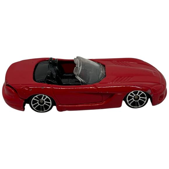 "Vintage Maisto Dodge Viper SR-10 Convertible Diecast Car - Red Sports Car 1:64" - Picture 1 of 10